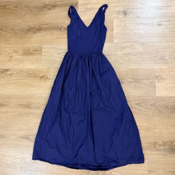 Rails Franca Midi Navy Blue V-Neck Tank Dress - Picture 8 of 10